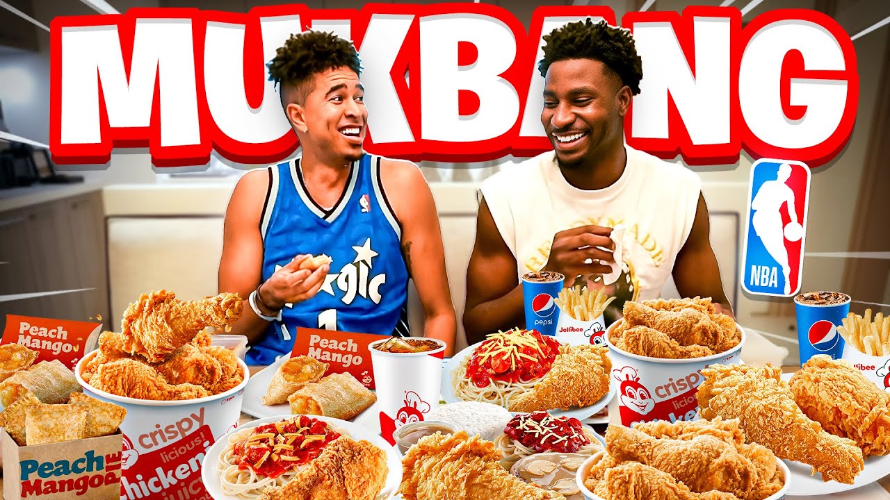 Filipino MUKBANG with NBA All-Star