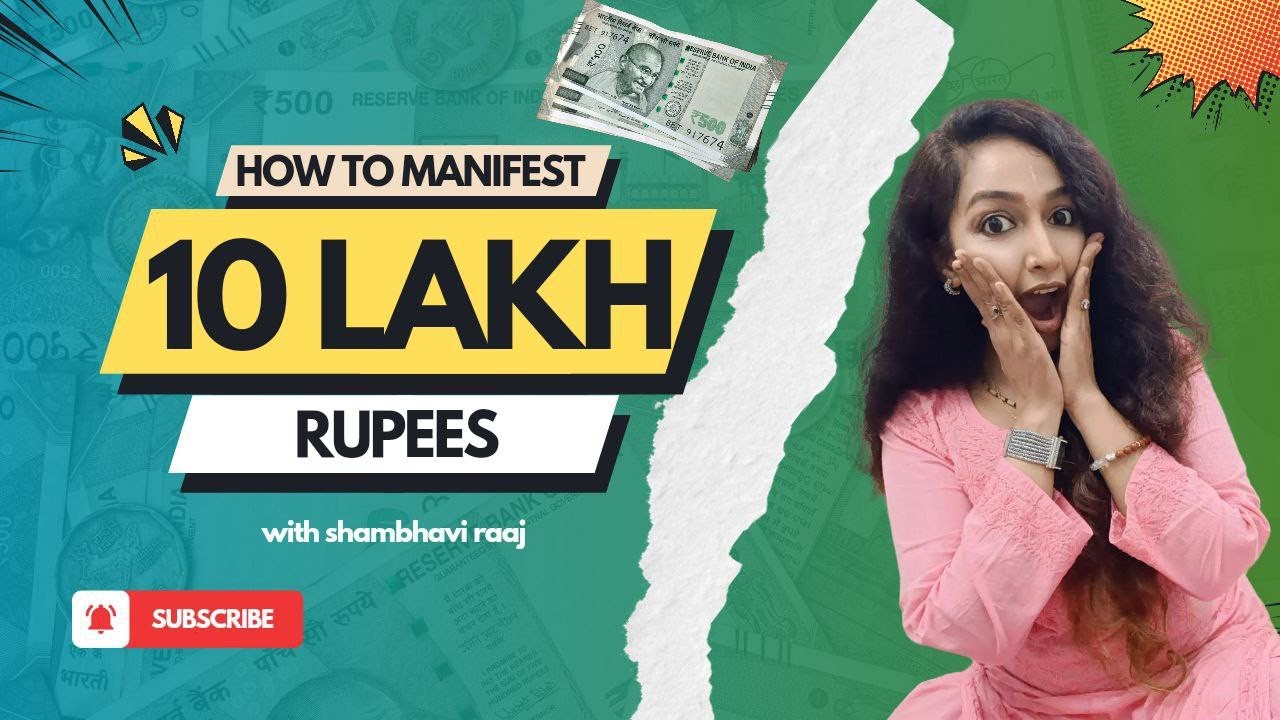 How to Manifest 10 Lakh Rupees🥰How to Manifest ONE Million Rupees easily
