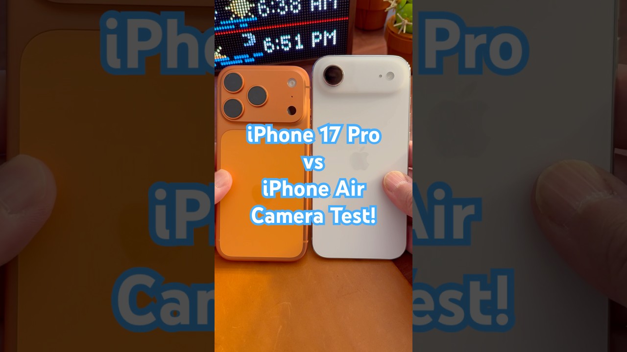 iPhone 17 Pro против iPhone Air | Сравнительный тест камер 📸