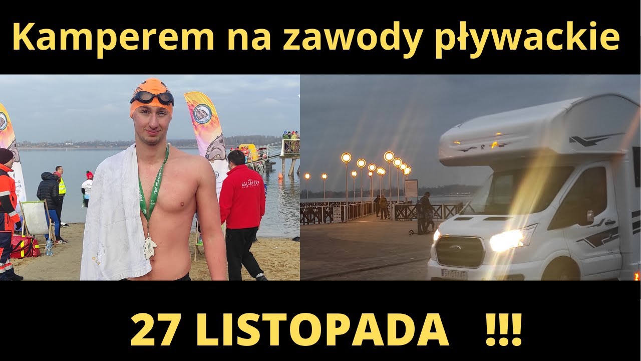 Kamperem nad Jezioro Pogoria III na Rundę Lodowego Pucharu Polski w pływaniu.