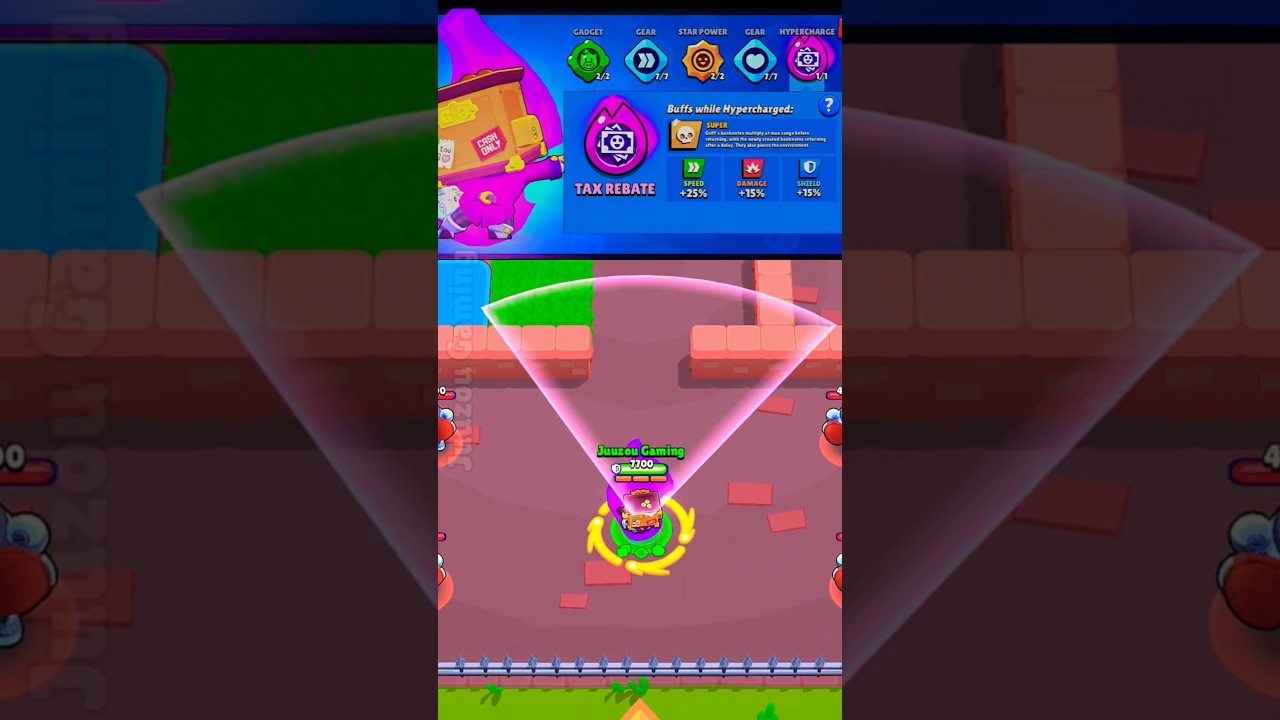 Griff's Hypercharge Showcase #shorts #brawlstars