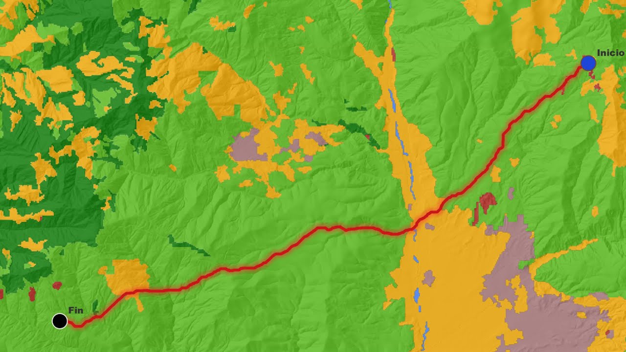 Calcular la mejor ruta entre dos puntos en QGIS