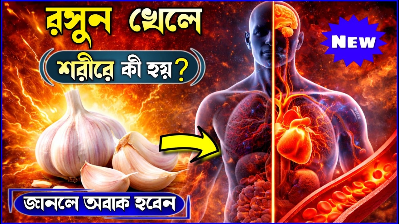 রোজ সকালে খালি পেটে কাঁচা রসুন খাওয়ার উপকারিতা | 10 Benefits Of Eating Raw Garlic On Empty Stomach