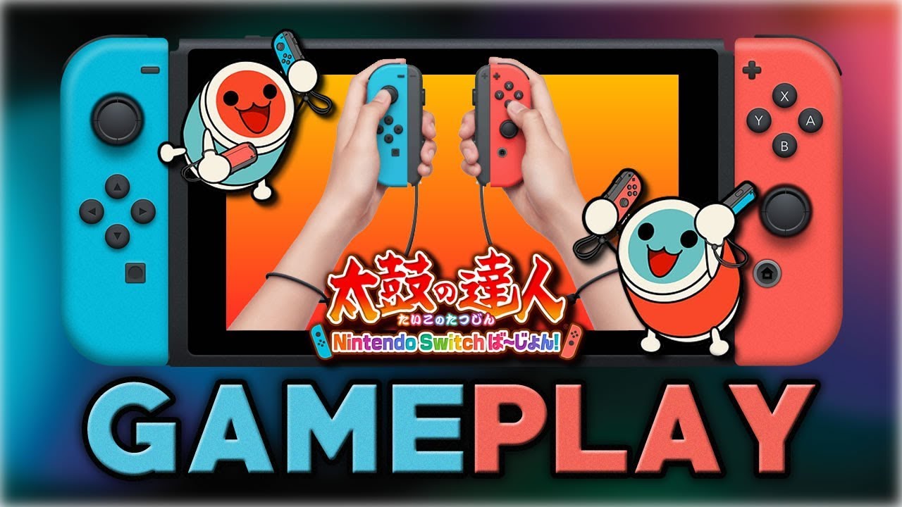 Taiko no Tatsujin Nintendo Switch Version! | Joy-Con Gameplay (Motion Controls)