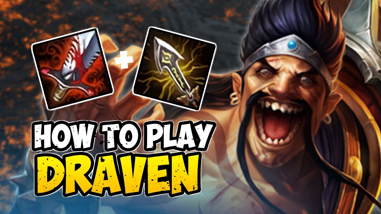 How to Play DRAVEN ADC for Beginners | DRAVEN Guide Season 10 | League of Legends