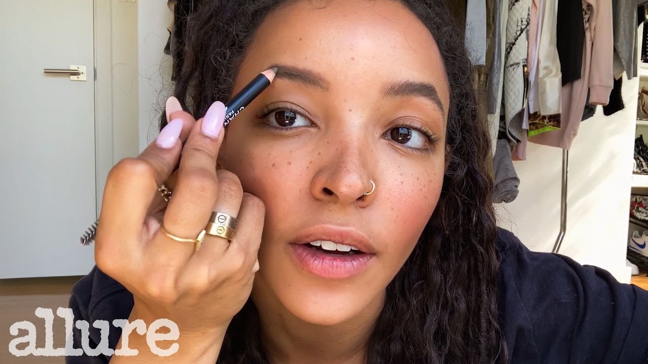Tinashe's 10 Minute Beauty Routine For Perfect Eyebrows & Blush | Allure