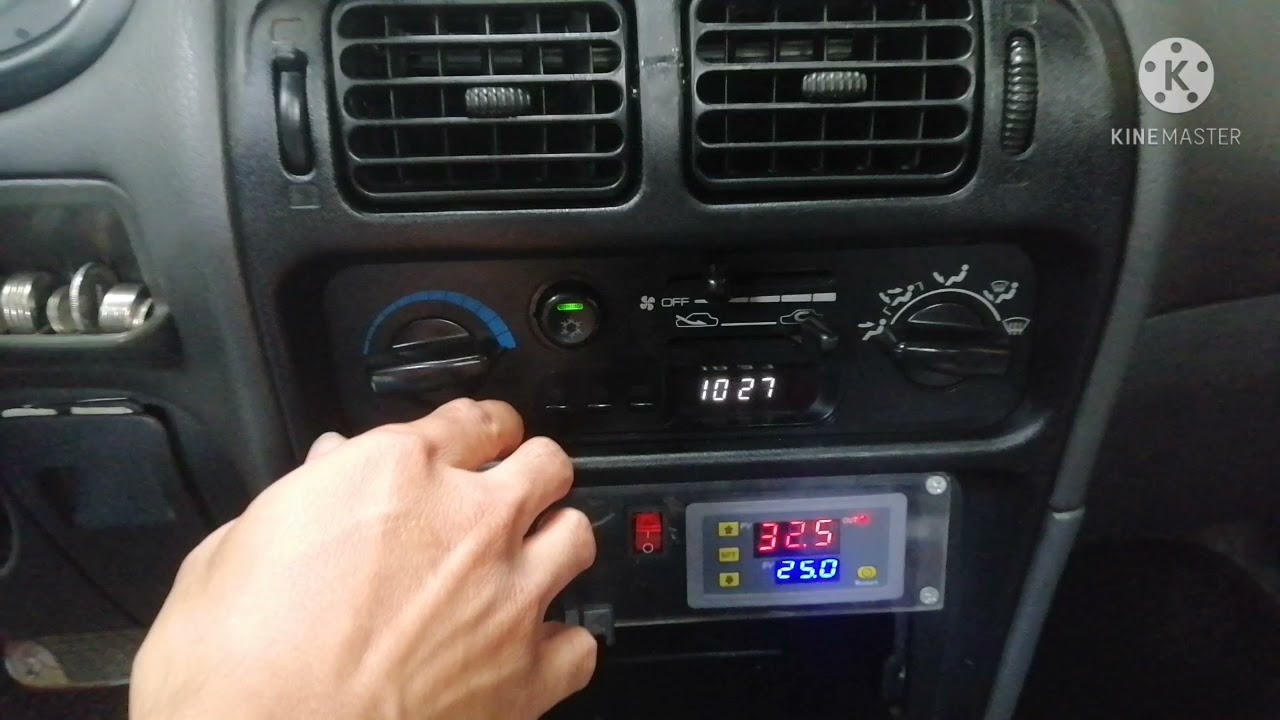 Digital thermostat operational settings | car aircon | Mitsubishi lancer