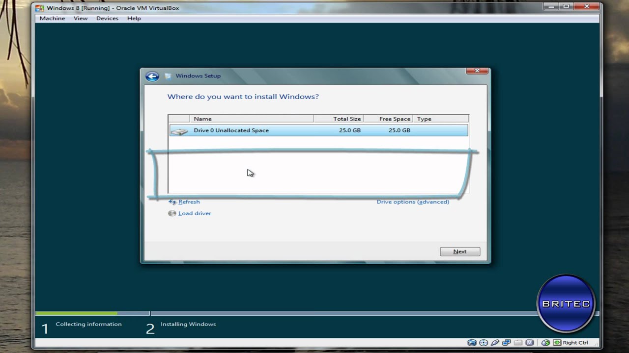 How To Install Windows 8 On VirtualBox by Britec