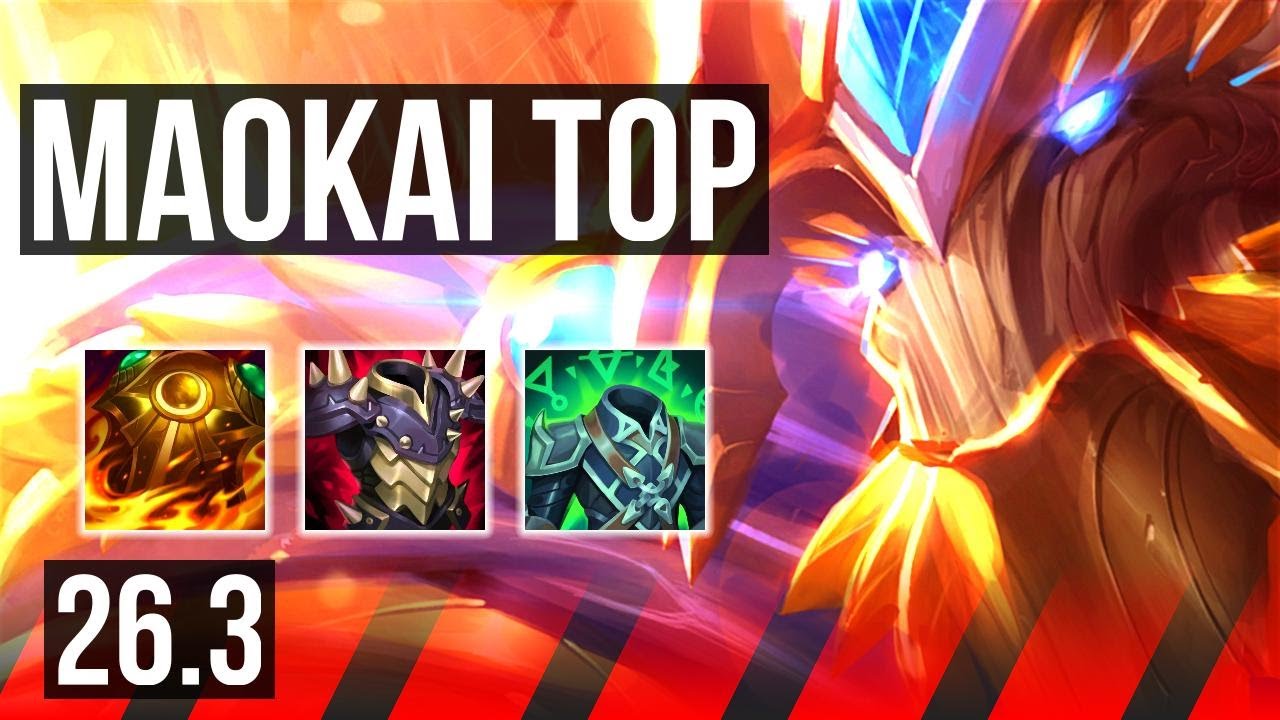 MAOKAI vs GAREN (TOP) | 36K damage | BR Grandmaster | 26.3
