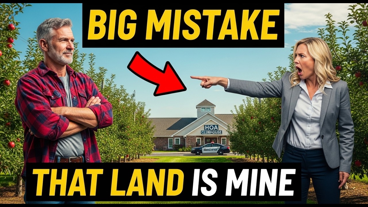 HOA Karen Called Cops on My Orchard… Then Learned the Clubhouse Is On My Land