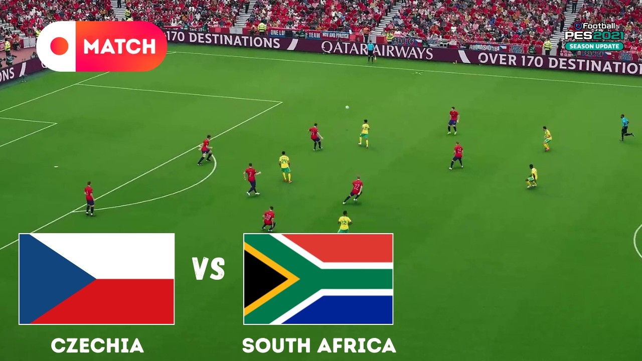 SOUTH AFRICA vs CZECHIA | World Cup 2026 Match Simulation | eFootball PES 21 Gameplay