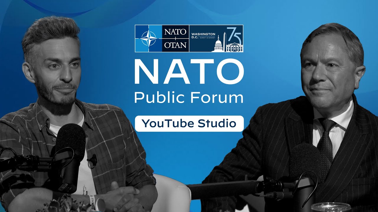 NATO Public Forum YouTube Studio 2024 | Dr. Bryan Wells with Marvin Neumann