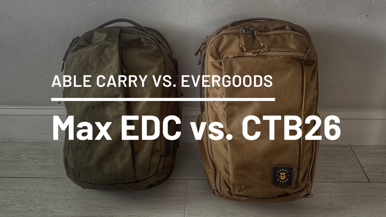 Сравнение Able Carry Max EDC и Evergood CTB26: это было непростое сравнение!