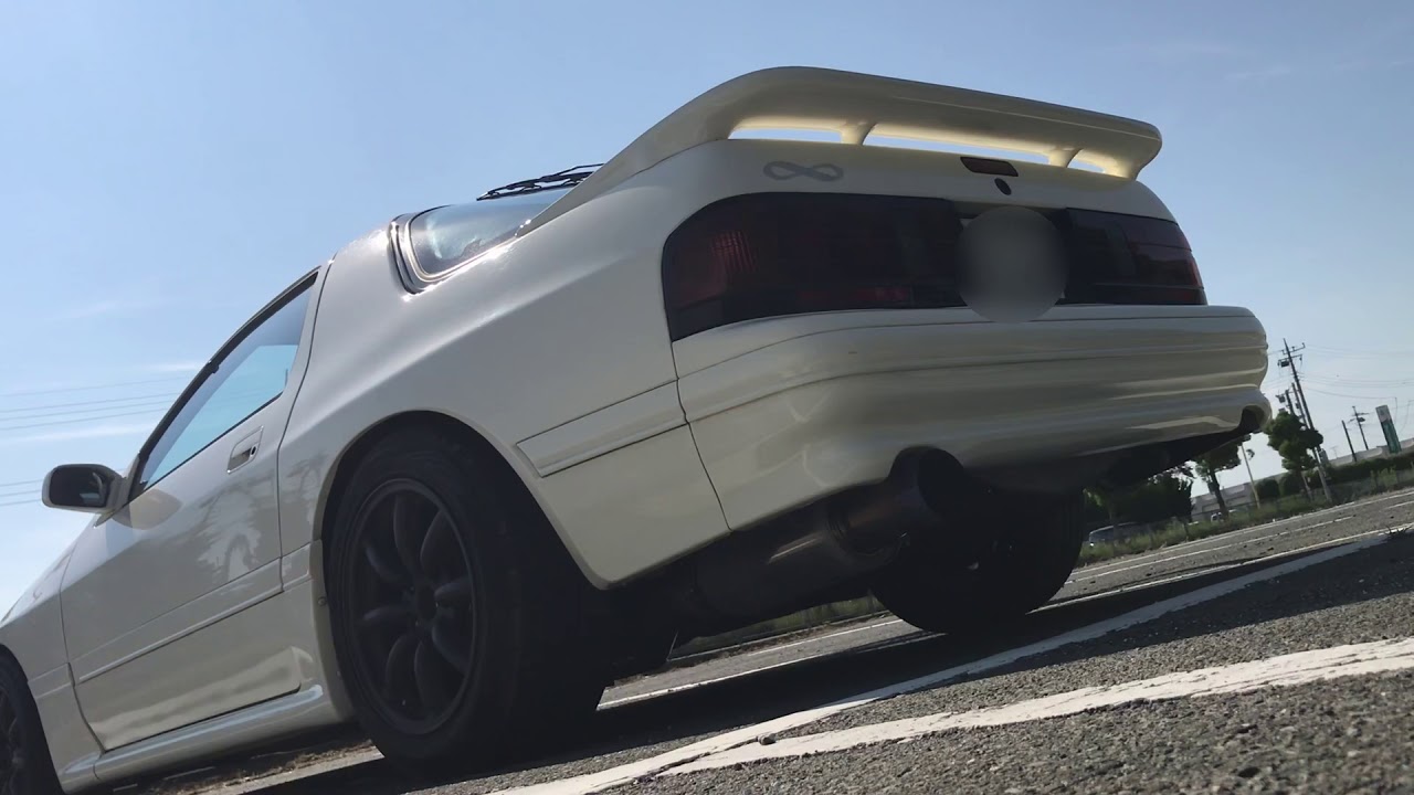 FC3S（RX-7）5ZIGEN（5次元）PRORACER ZZ（プロレーサーZZ）約7000キロ走行後で触媒ストレートの排気音