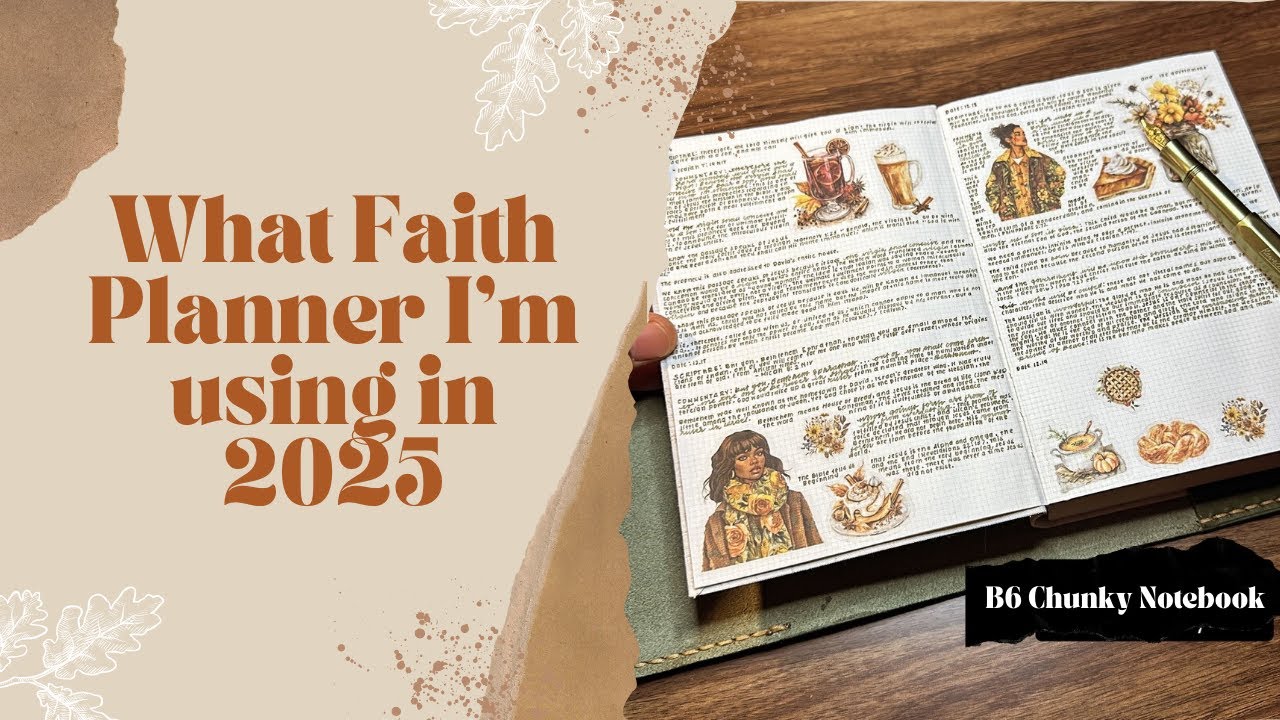 What I am using for my Faith Planner in 2025|Decorate with Me|Journal|Filoplanner|Stationery|Sticker