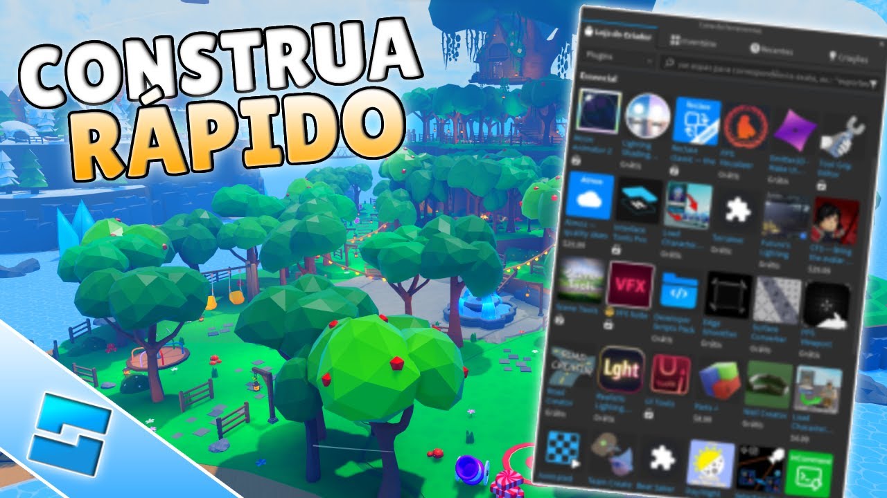 TOP 6 Plugins que Todo BUILDER PRECISA no Roblox Studio!