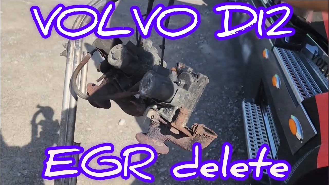 VOLVO D12 EGR DELETE / EGR and EGR Cooler removal