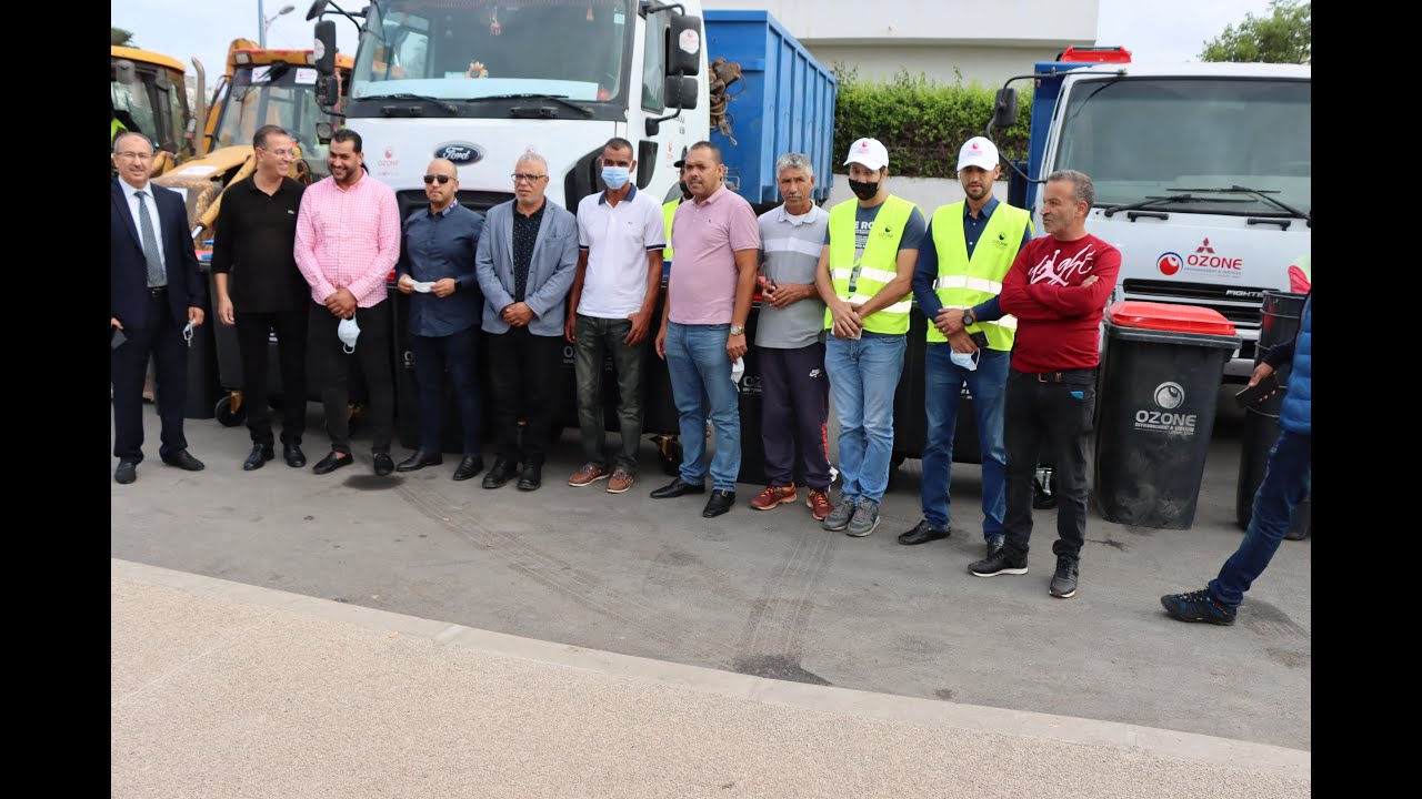 حملة نظافة واسعة بالهرهورة أشرفت عليها شركة أوزون للبيئة والخدمات بتنسيق مع  جماعية للهرهورة