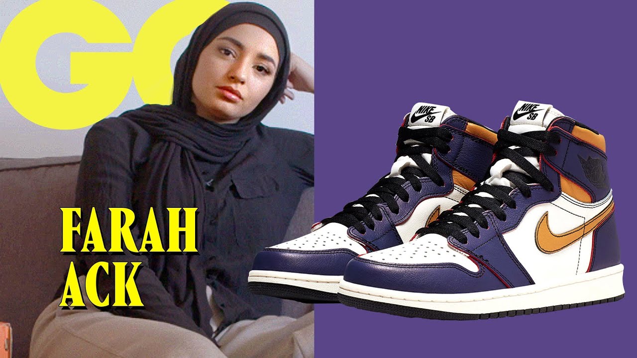 Farah Ack d&eacute;voile ses 6 sneakers pr&eacute;f&eacute;r&eacute;es : Air Jordan XI, Converse ... | Sneak Peek | GQ
