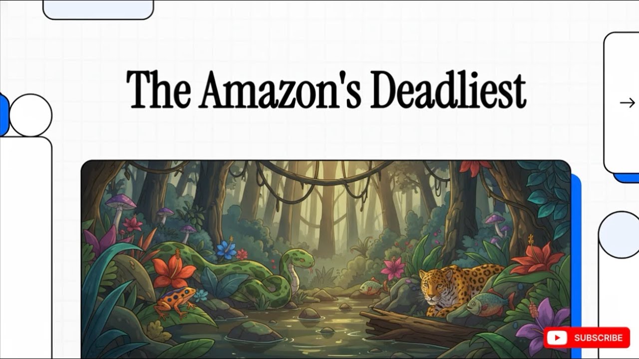 Most Dangerous Amazon Animals  Shocking Facts #AmazonRainforest #DangerousAnimals #StrangeFacts #new