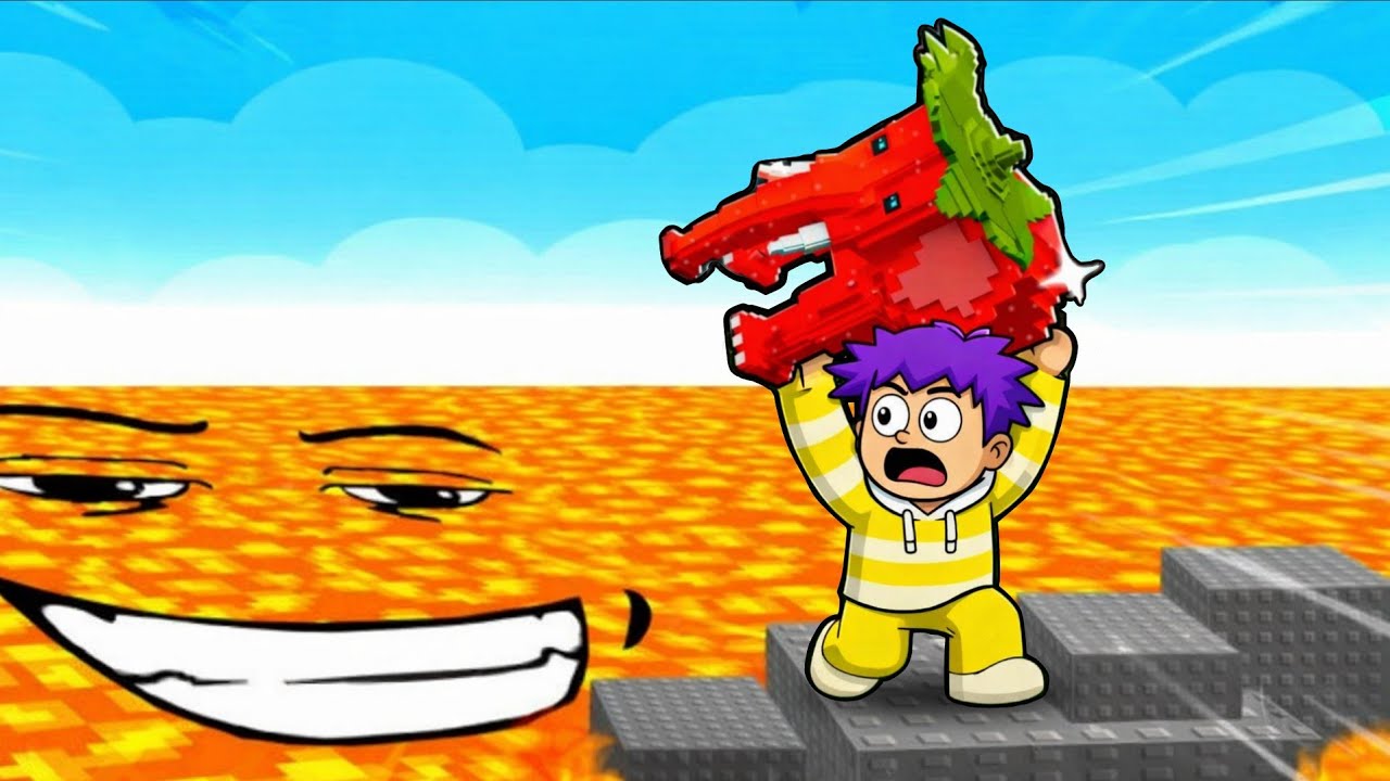 AKU  HINDARI LAVA YANG PANAS DEMI BRAINROT CELESTIAL! Roblox Survive Lava For Brainrot Indonesia