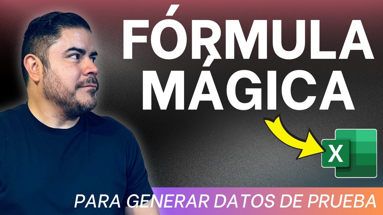 Generar datos de prueba con una sola fórmula