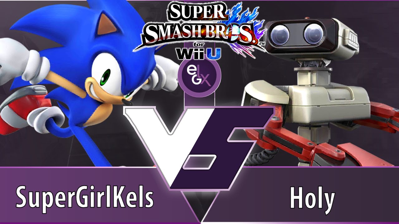 EGLX - SuperGirlKels (Sonic) vs Holy (ROB) - Smash 4 Wii U
