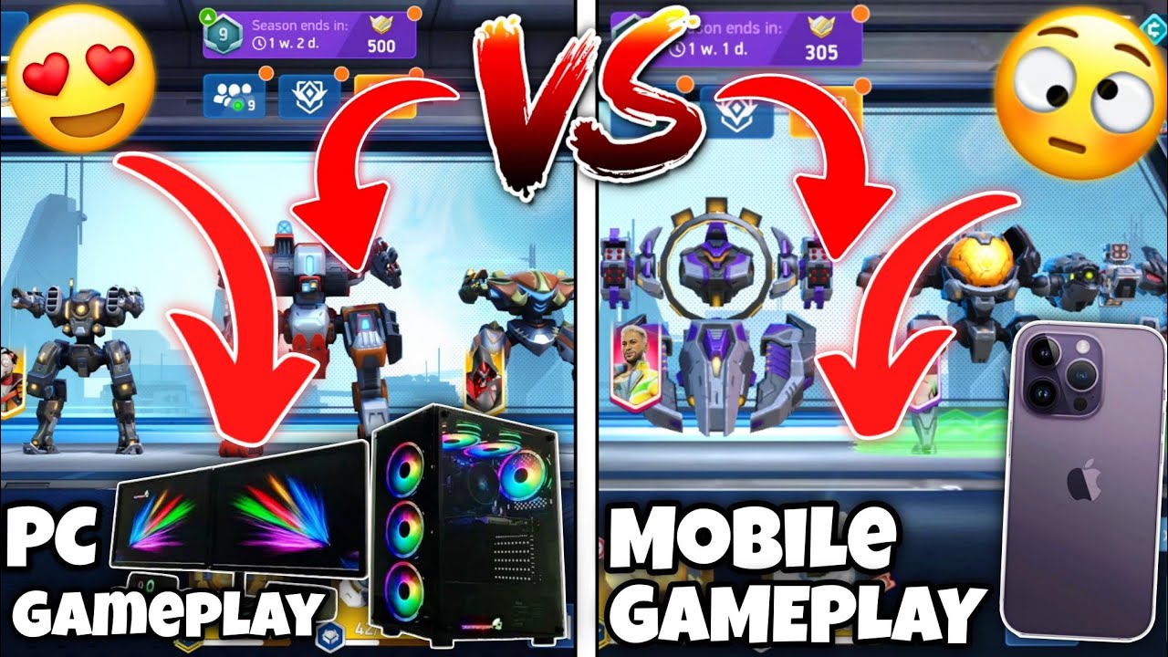 Have you tried it ? PC Gameplay VS Mobile Gameplay - Mech Arena