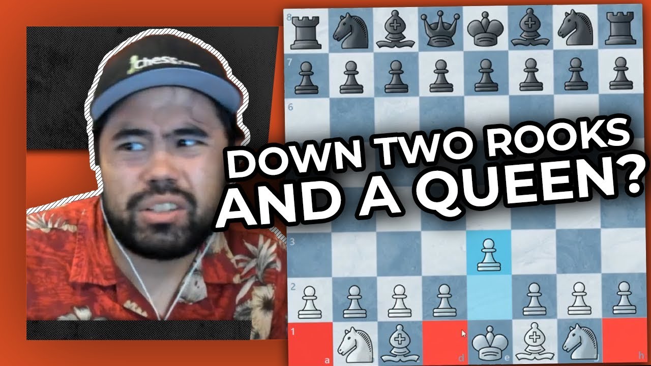 Hikaru Gives up 2 Rooks and a Queen in Odds Games