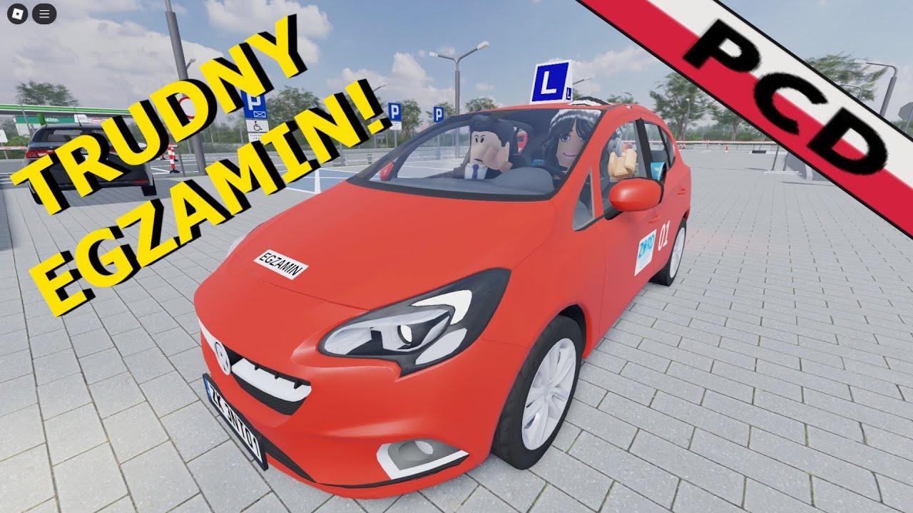 ZDAŁEM NOWY TRUDNY EGZAMIN NA PRAWO JAZDY w POLISH CAR DRIVING NA ROBLOX #03