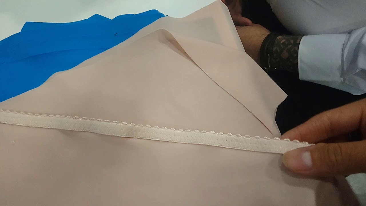 Con esta maquina puedes coser elástico a la ropa interior