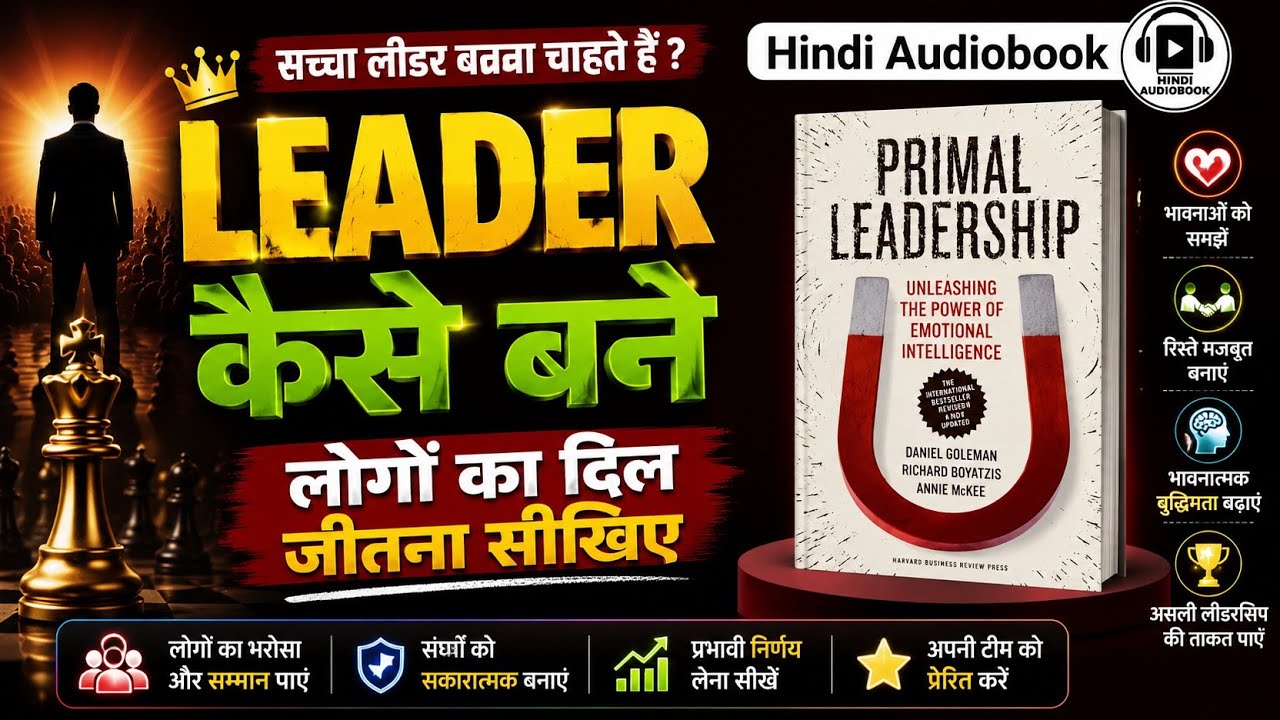 How To Master Leadership | How To Be A Good Leader | Primal Leadership Audiobook Summary in Hindi