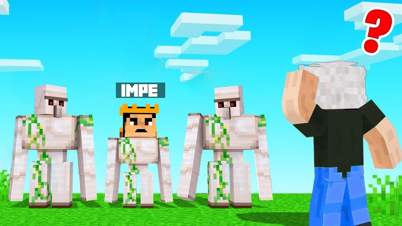 POGODI KOJI IRON GOLEM JE LAŽNI U MINECRAFTU? 😮
