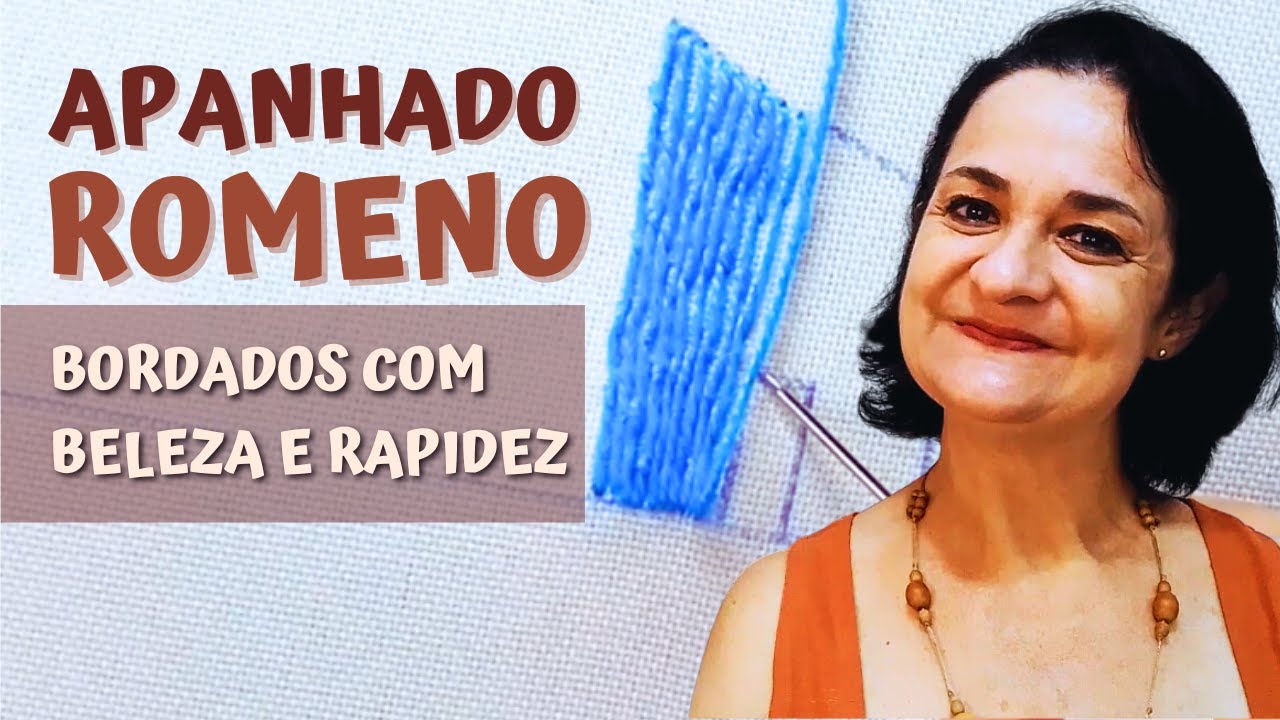 A melhor maneira de bordar hastes longas e preencher grandes áreas no bordado a mão!