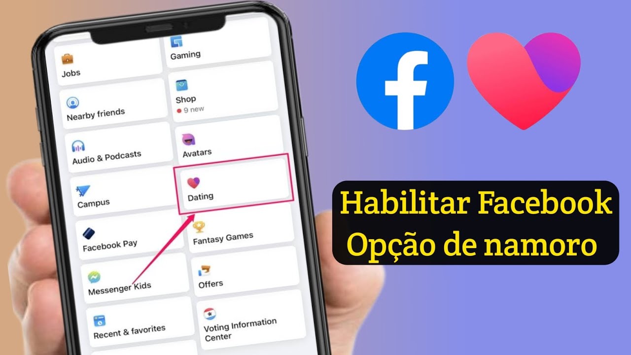 Como consertar o Facebook Dating que n&atilde;o aparece? | Recurso Facebook Dating