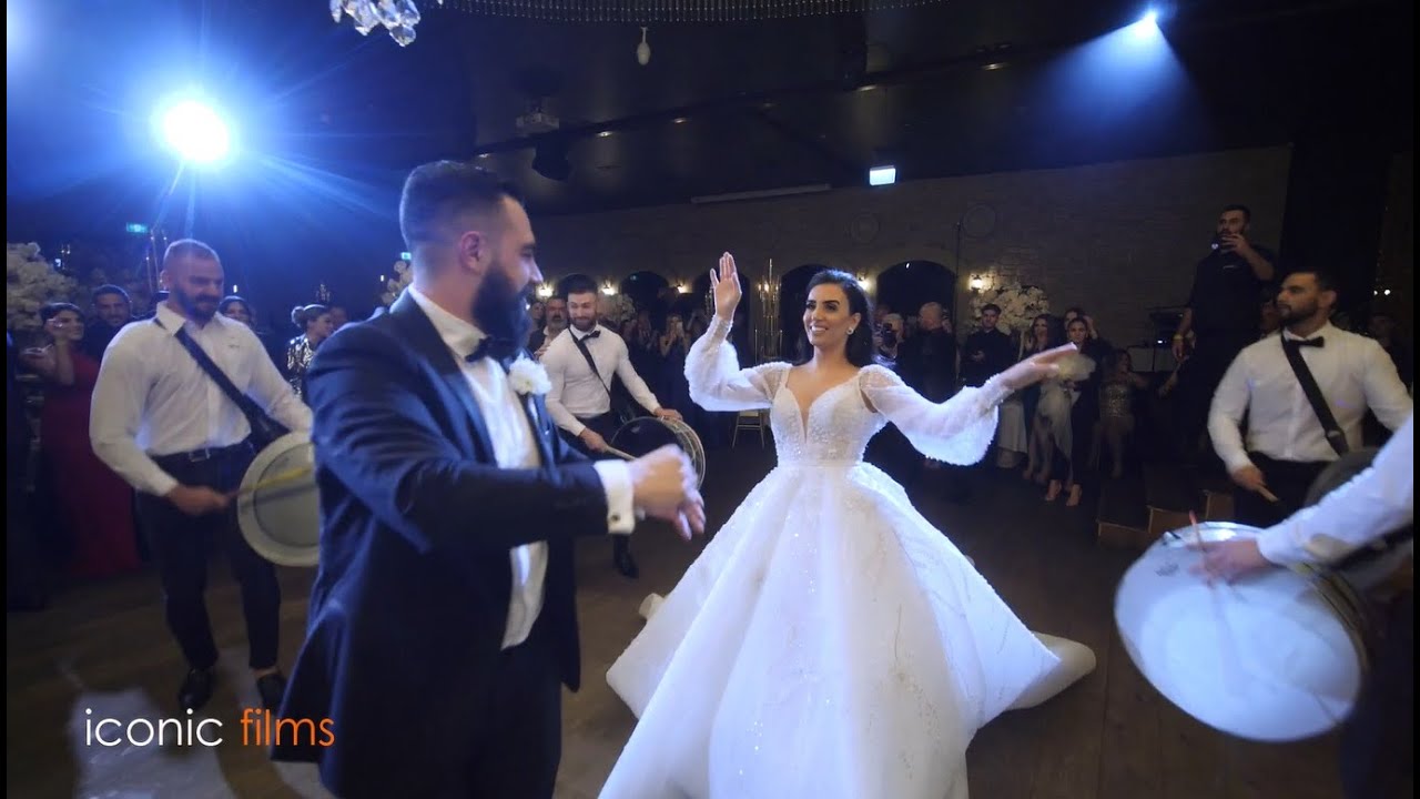 Arab WEDDING ENTRY with drums!