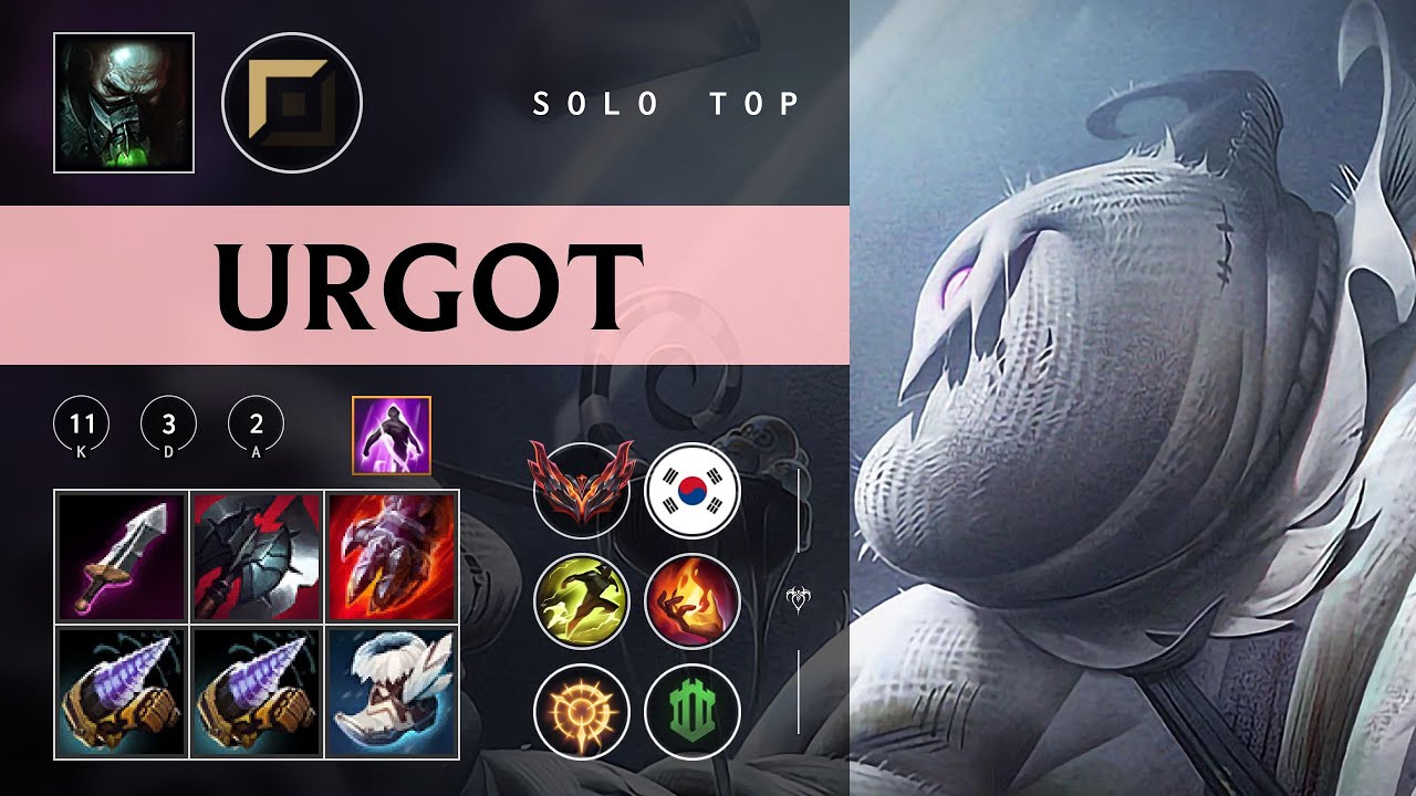Urgot Top vs Jax - KR Grandmaster Patch 26.02