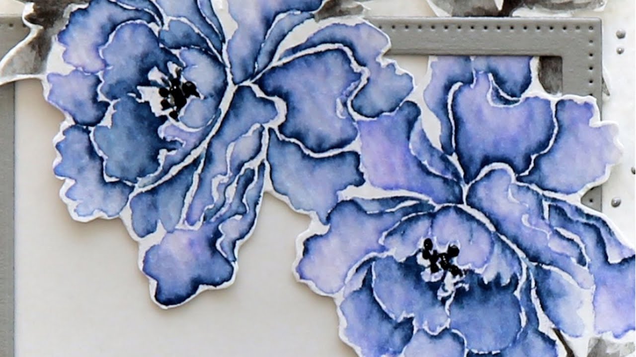 Watercolor Stamping (Guest Artist Marika Rahtu)
