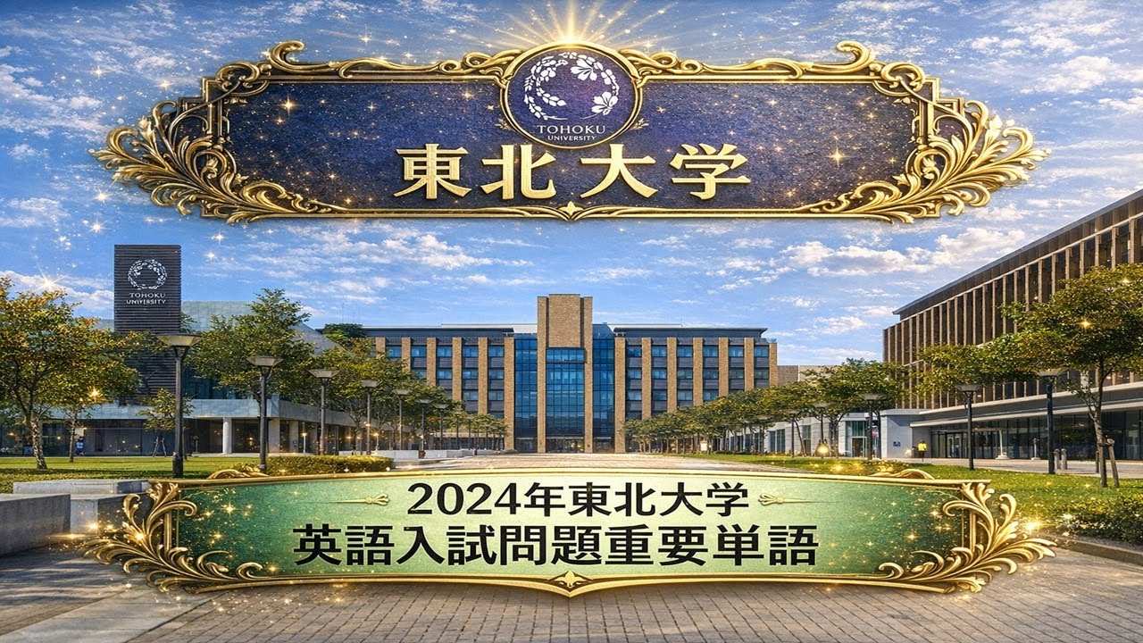 【東北大学受験生必見】2024年東北大学英語入試問題重要単語