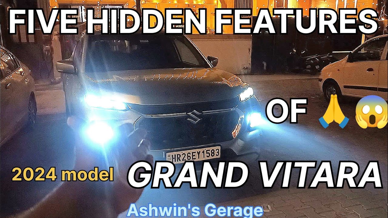 Five hidden features of grand vitara { grand vitara ke panch hidden features }.