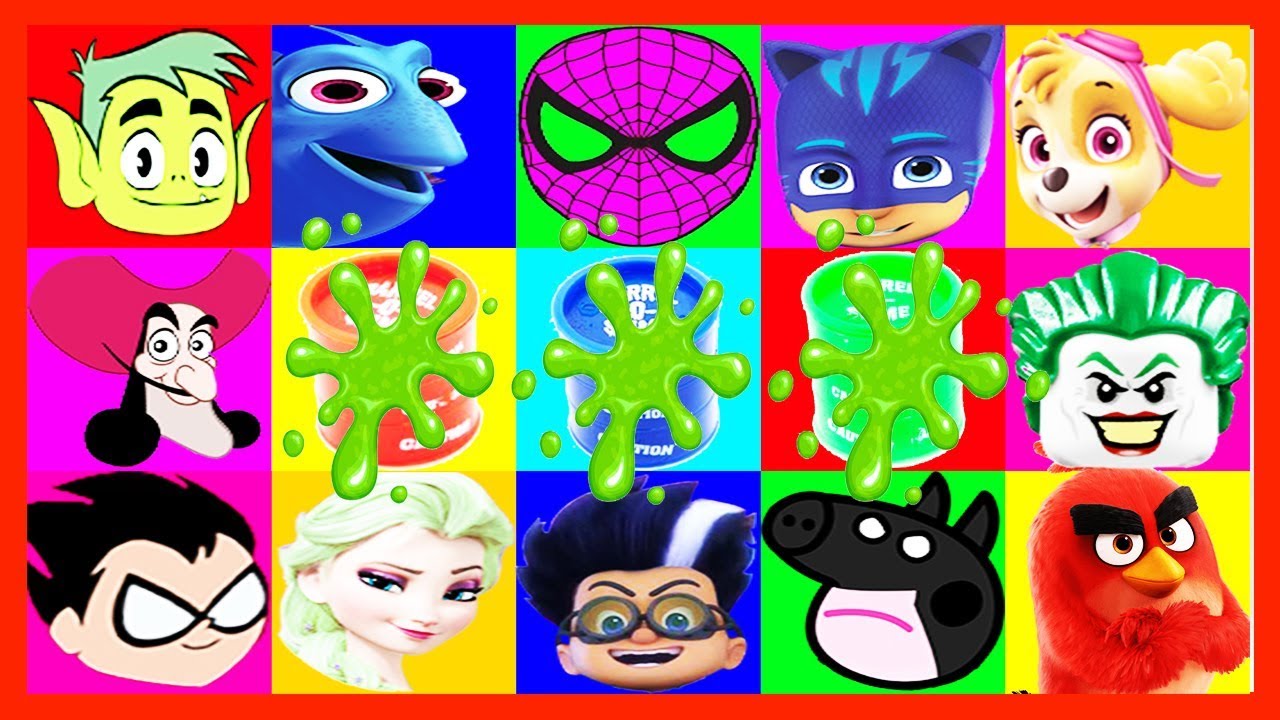 Aprende los colores con el juego La hora del slime y plastilina con Paw Patrol juguetes