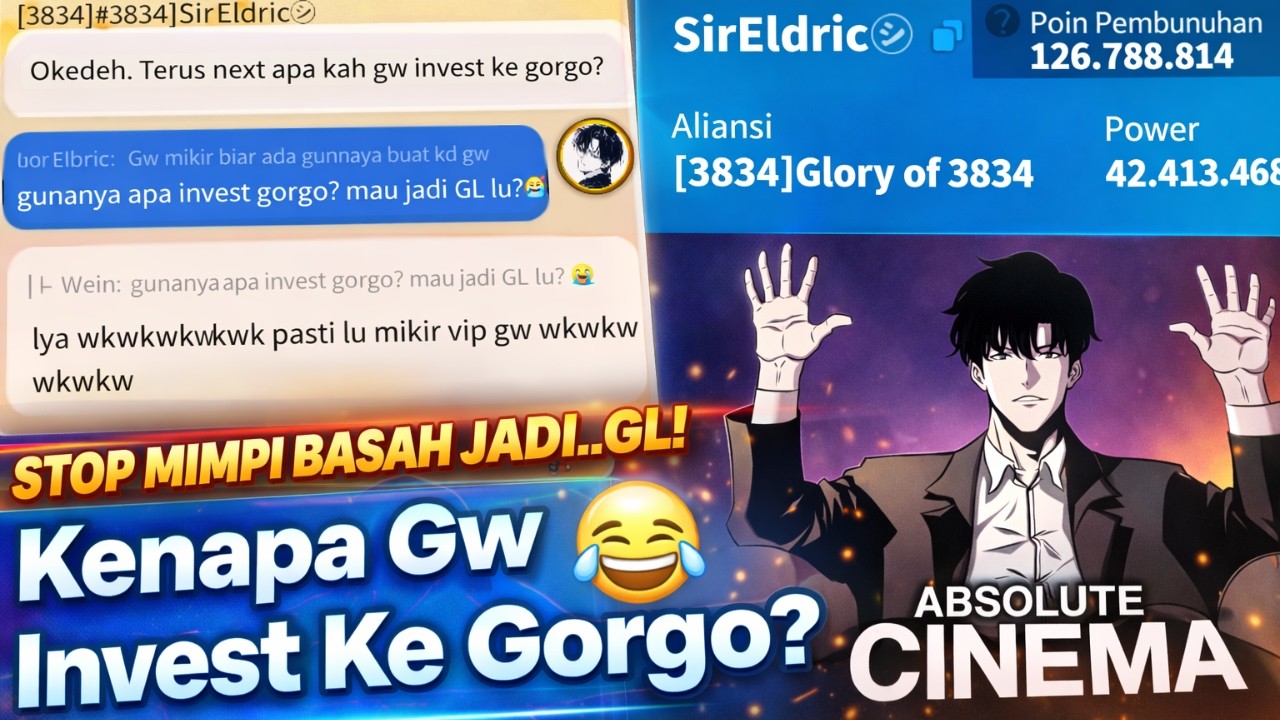 F2P yang mempunyai mimpi menjadi GL untuk KVK3 😇