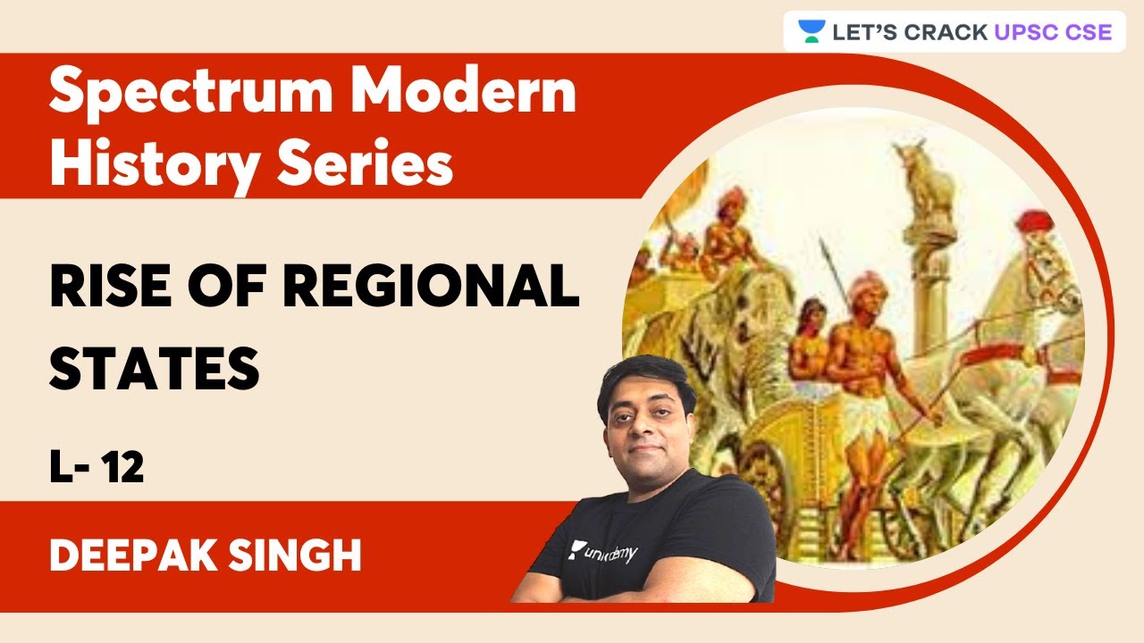 Spectrum Modern History Series | L12 | Rise of Regional States | Deepak Kumar Singh
