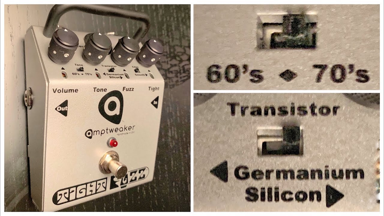 From Fuzz Face to Big Muff and Beyond in ONE PEDAL - Amptweaker Tight Fuzz!