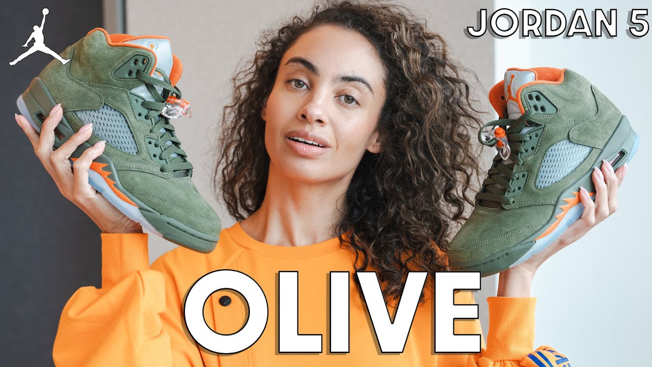 BACK for the first time since 2006! Air Jordan 5 Olive On Foot Review and How to Style