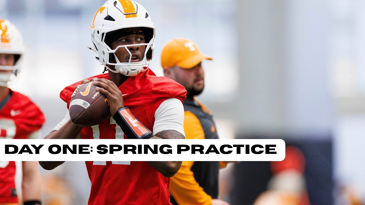 HIGHLIGHTS: Tennessee Football Spring Practice Day One