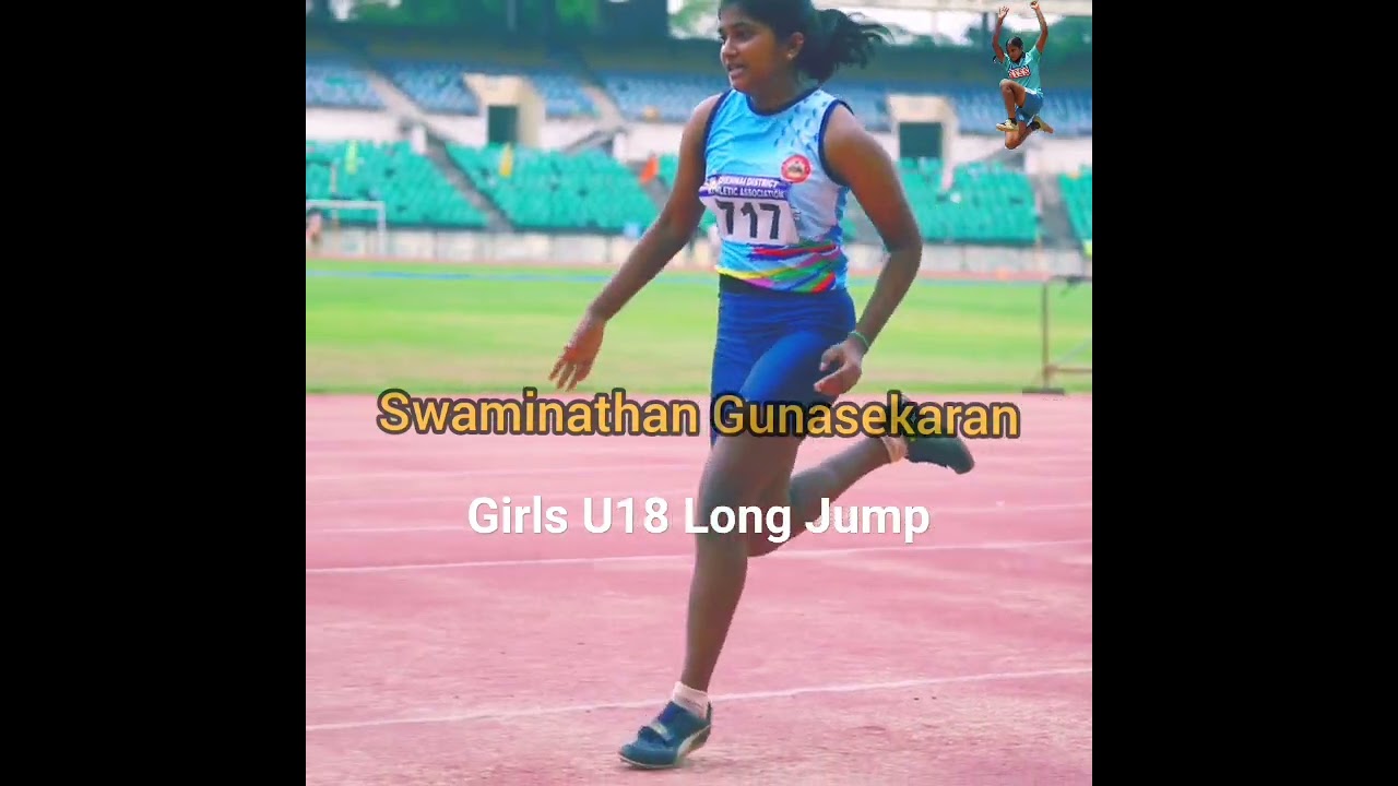 Long Jump Women U18 at Chennai Dt. Athletics championships 2023#shorts