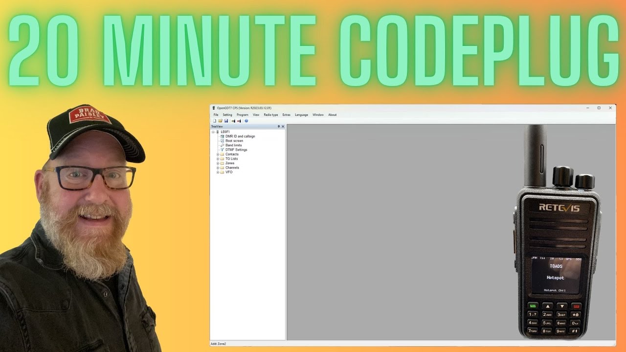 Создание OpenGD77 Codeplug за 20 минут