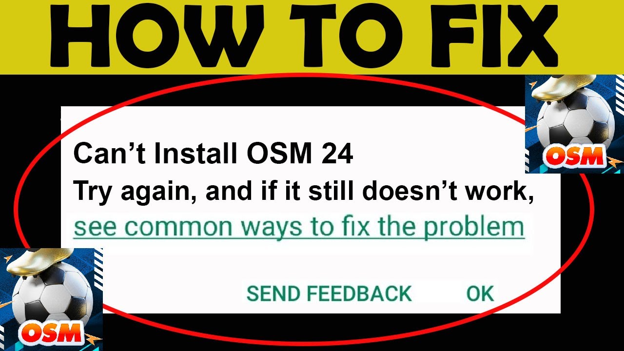 How to Fix Can't Install 