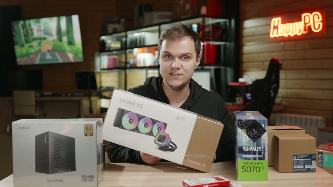 СОБРАЛ ПК НА RYZEN 7800x3D + RTX 5070ti